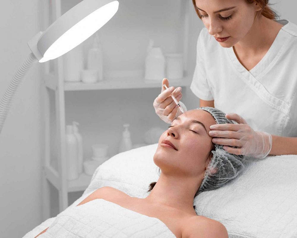 beautician-doing-filler-injection-female-client beautician-doing-filler-injection-female-client